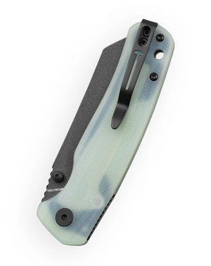 Bestechman BMK24A Cicada's Wing-G10, Jade, 10Cr15CoMoV, Black Finish