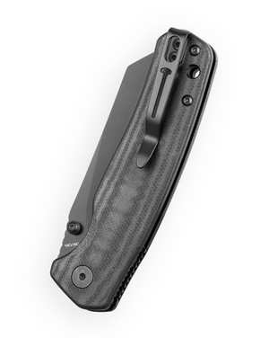 Bestechman BMK24E Cicada's Wing-G10, Black, 10Cr15CoMoV, Black PVD