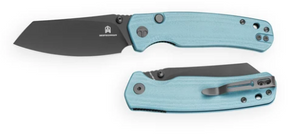 Bestechman BMK24G Cicada's Wing-G10, Misty Blue, 10Cr15CoMoV, Black PVD