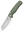 Bestechman BMK24-M-2 Cicada's Wing-Micarta, Green, 10Cr15CoMoV, Satin
