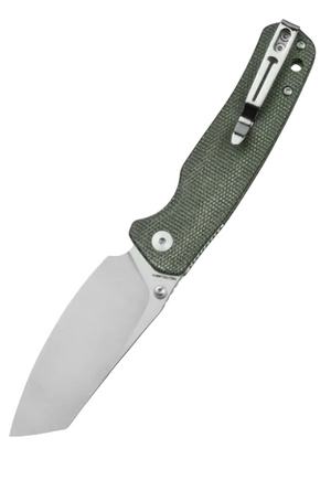 Bestechman BMK24-M-2 Cicada's Wing-Micarta, Green, 10Cr15CoMoV, Satin