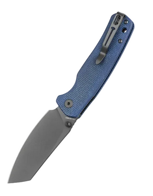 Bestechman BMK24-M-4 Cicada's Wing-Micarta, Blue, 10Cr15CoMoV, Black PVD