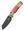 Bestechman BMK24-W-1 Cicada's Wing-Wood & Red Resin, 10Cr15CoMoV, Black PVD