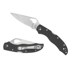 Byrd Harrier 2 Lock Back Knife Black G-10 (3.3" Satin Serr) BY01GPS2