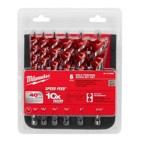 Milwaukee 48-13-0600 6PC SPEED FEED™ Wood Bit 6-1/2" Set