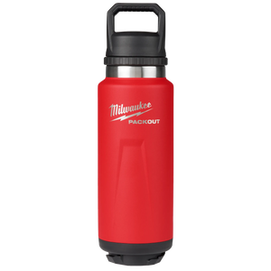 Milwaukee 48-22-8397R PACKOUT™ 36oz Insulated Bottle with Chug Lid - Red