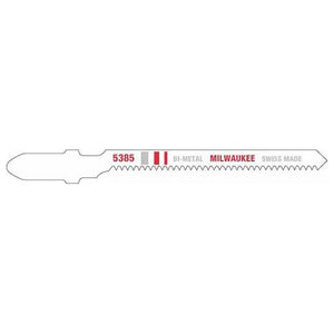 Milwaukee 48-42-5385 5PC 3" 20TPI T-Shank Wood Bi-Metal Jig Saw Blades