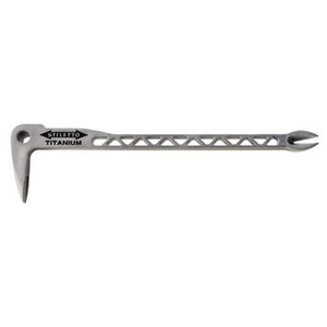 Stiletto TICLW-12 8.5oz 12" Titanium Clawbar with Dimpler