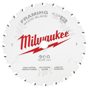 Milwaukee 48-40-0620 6-1/2” 24T Framing Circular Saw Blade