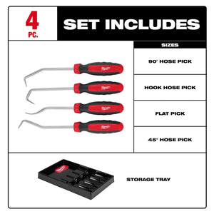 Milwaukee 48-22-9217 Hose Pick Set (4-Piece) (Open Box)