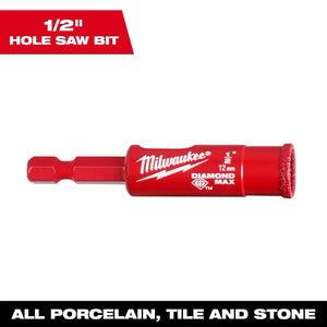 Milwaukee 49-56-0511 1/2" Diamond Max™ Hole Saw Bit