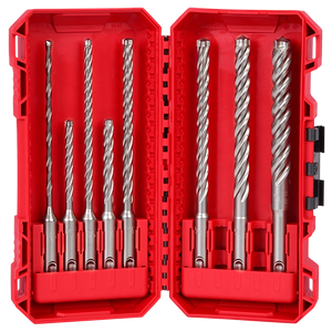 Milwaukee 48-20-7663 8pc. SDS Plus MX4™ 4-Cutter Drill Bit Kit