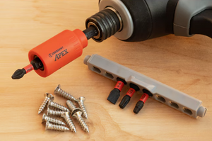 Crescent CAUGBQ2DR-4 u-GUARD Quick Release Bit Holder and VORTEX Bits