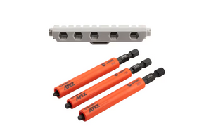 Crescent CAUGB3BR-3 3-Piece, 1/4", Phillips/Square/Torx Impact Driver Bit Set