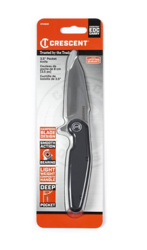 CRESCENT CPK350C 3.5 in. Tradesman EDC Knife with Composite Handle
