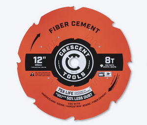 Crescent CSBFC-1208 12" 8T Fiber Cement Circular Saw Blade