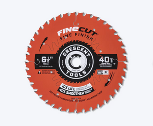 Crescent CSBFF-640 6-1/2" 40T Fine Finish Circular Saw Blade