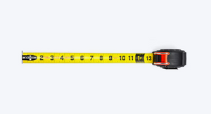 CRESCENT L1125-02 Lufkin Tape Measure, Shockforce, G1, Dual Sided, 1-3/16" x 25'