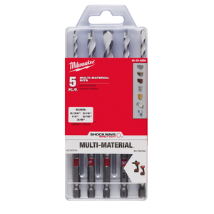 Milwaukee 48-20-8898 5PC Impact Carbide Multi-Material Drill Bit Set (Open Box)