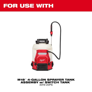 Milwaukee 49-16-19PS 4 Gal. Pesticide Sprayer Tank w/ Switch Tank