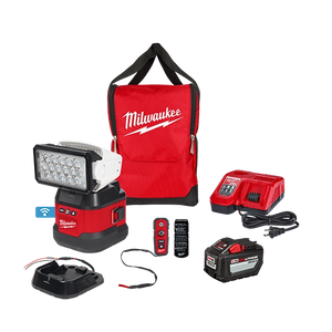 Milwaukee 2123-21HD M18 Utility Remote Control Search Light Kit w/ Portable Base