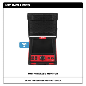 Milwaukee 2971-20 M18™ Wireless Pipeline Inspection System Monitor