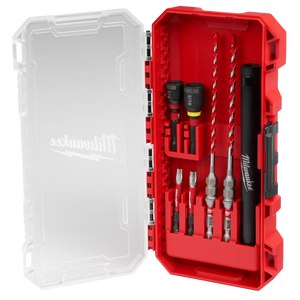 Milwaukee 48-20-9097 7PC SHOCKWAVE Impact Carbide Hammer Drill Bit Concrete Set