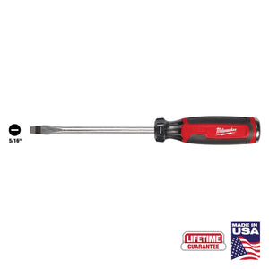 Milwaukee MT208 5/16" Slotted 6" Cushion Grip Demolition Screwdriver