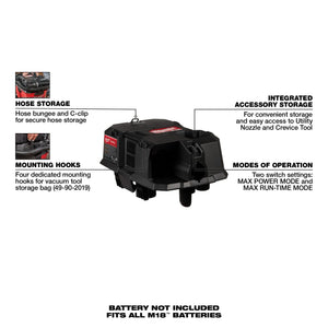 Milwaukee 0911-20 M18 FUEL™ Wet/Dry Vacuum Motor Head (Open Box)