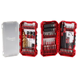 Milwaukee 48-32-4098 SHOCKWAVE Impact Duty Drill, Drive & Fasten Set – 75PC