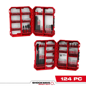 Milwaukee 48-32-4034 124PC SHOCKWAVE™ Impact Duty Driver Bit Auto Set
