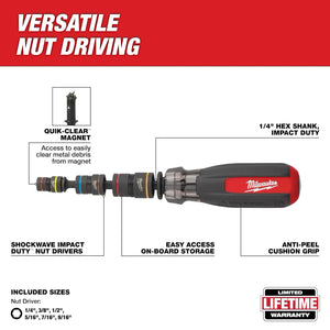 Milwaukee 48-22-2921 Multi-Nut Driver W/ SHOCKWAVE Impact Duty™