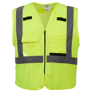 Milwaukee 48-73-5023 Class 2 High Visibility Yellow Safety Vest - 2XL/3XL