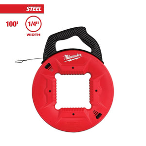Milwaukee 48-22-4185 100' 1/4" Steel Fish Tape (Open Box)