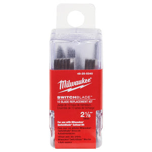 Milwaukee 48-25-5340 SWITCHBLADE 10 Blade Replacement Kit - 2-1/8"