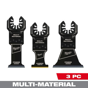 Milwaukee 49-10-9005 Multi-Material Multi-Tool Blade Variety Pack 3PC