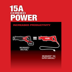 Milwaukee 2722-20 M18 FUEL™ SUPER SAWZALL® Reciprocating Saw