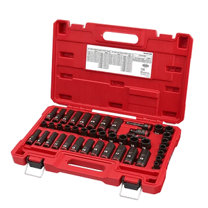 Milwaukee 49-66-7009 43PC Impact 3/8" Drive SAE & Metric Deep 6pt Socket Set