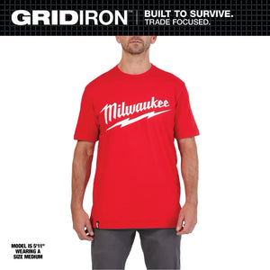 Milwaukee 607R Men's Heavy-Duty Short-Sleeve T-Shirt