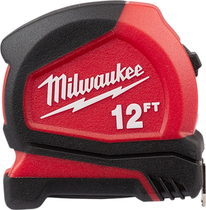 Milwaukee 48-22-6612 Compact Tape Measure 12 ft. L X 1.32 in. W