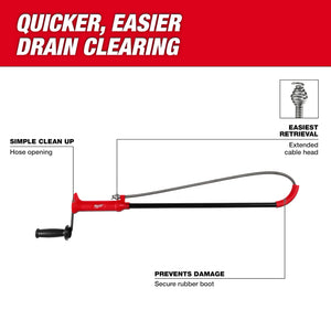Milwaukee 48-22-5765 3 ft. Toilet Auger
