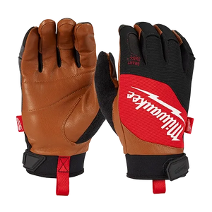 Milwaukee 48-73-0023-6PK 6 PACK Leather Performance Gloves - XL
