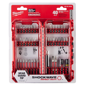 Milwaukee 48-32-4022 SHOCKWAVE™ Impact Duty Driver Bit Set - 40PC