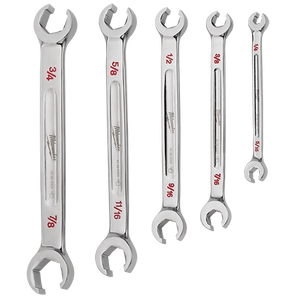 Milwaukee 48-22-9470 5pc Double End Flare Nut Wrench Set - SAE