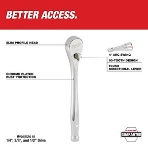 Milwaukee 48-22-9014 1/4" Drive Ratchet (Open Box)
