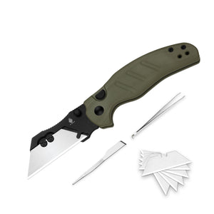 Kizer V3488.29JSA2 C01C Uti 1, Green G10, 5Cr15MoV, Black PVD