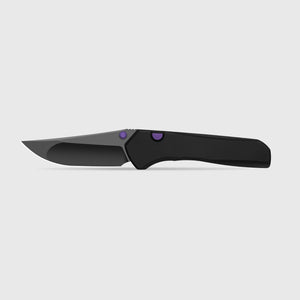 Kizer K3818ZBD1 Astur ZeroS, Black Aluminum, MagnaCut, Matte DLC Ultra