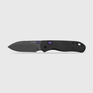 Kizer K3619.292BD3 Drop Bear 292 AirTi, Black Aluminum, M390, Gray PVD