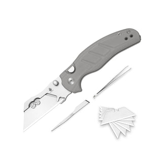 Kizer V3488.29JSA1 C01C Uti 1, Gray G10, 5Cr15MoV, Bead Blasted