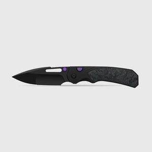Kizer K3765BD1 Durandal, Black Aluminum & FatCarbon Black-Dark Matter, S35VN, Black PVD